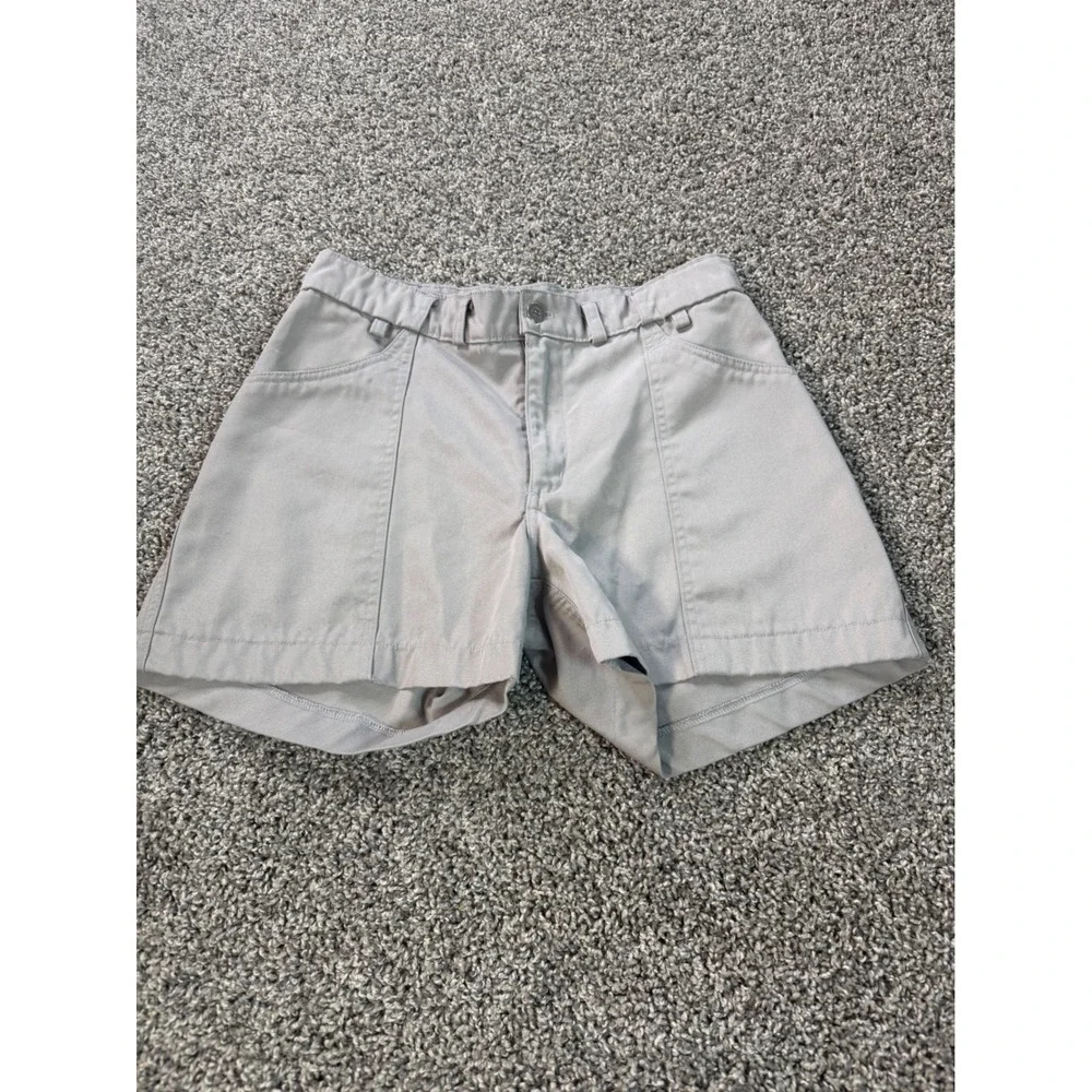 Vintage Patagonia Stand Up Shorts Mens 32 Gray Canvas Made in USA